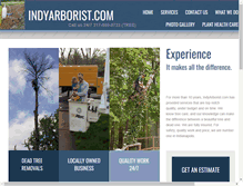 Tablet Screenshot of indyarborist.com